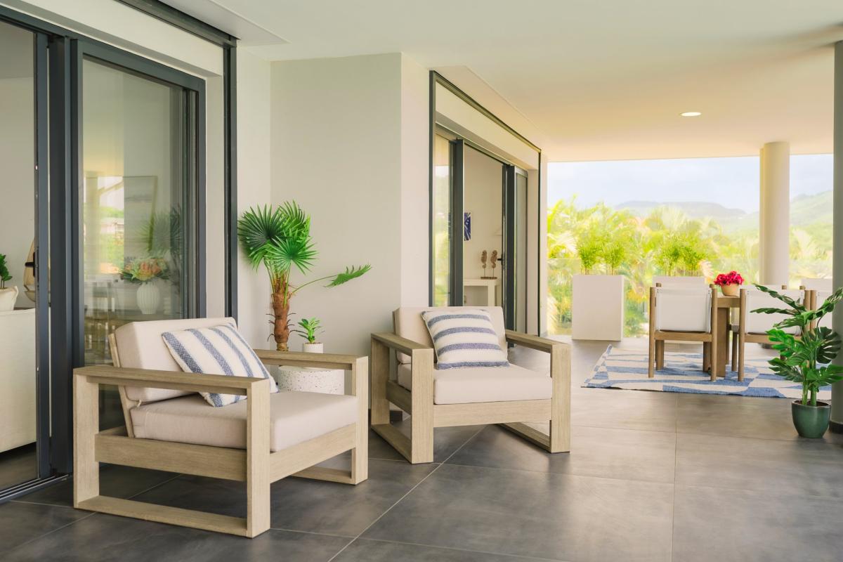 Location villa 4 chambres 8 couchages terrasse fauteuil